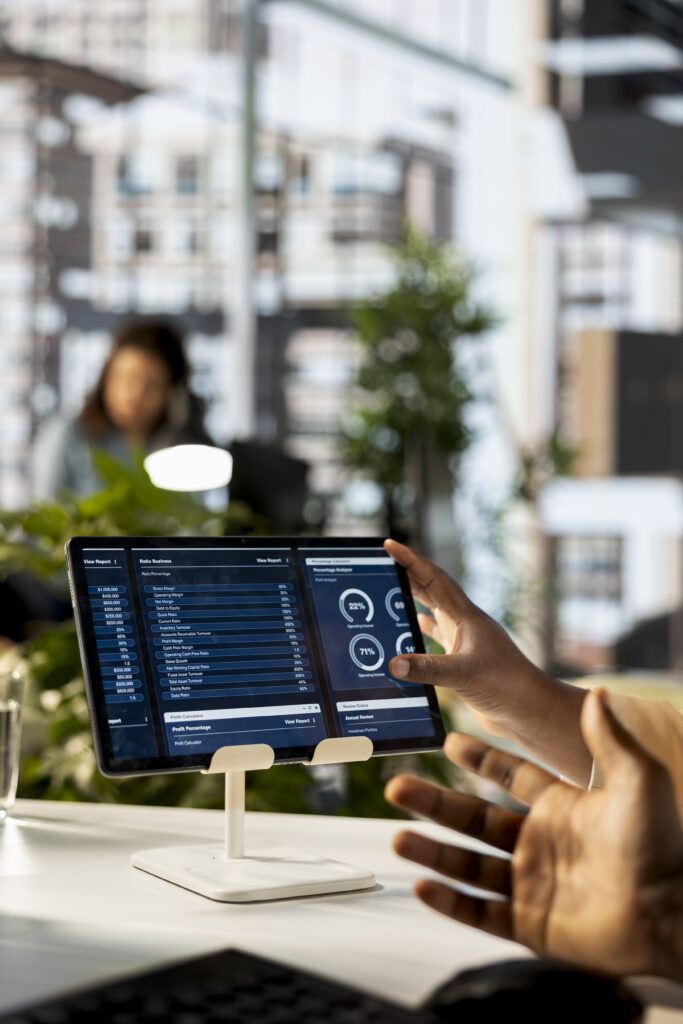 African American company employees handling financial planning African American Company Employees Handling Financial Planning 683x1024